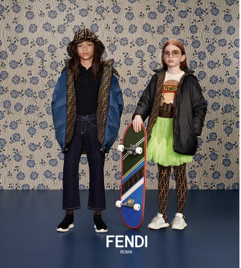 Cool Italian kids fashion Fendi FW19 